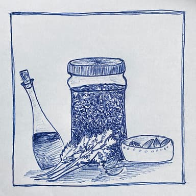 Pesto z mrkvovej vňate